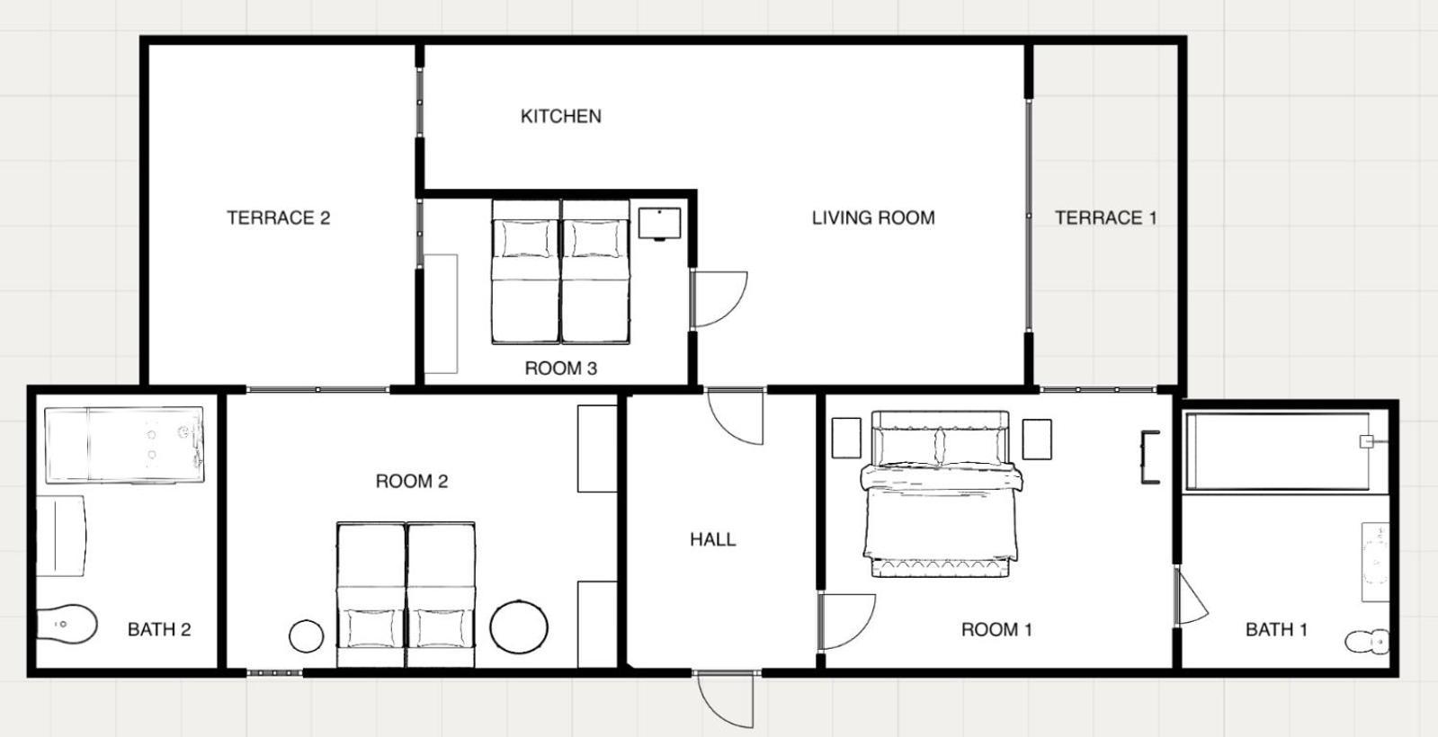 דירות ברצלונה Sibsbcn-Paseo De Gracia Penthouse-Luxury-Terraces מראה חיצוני תמונה